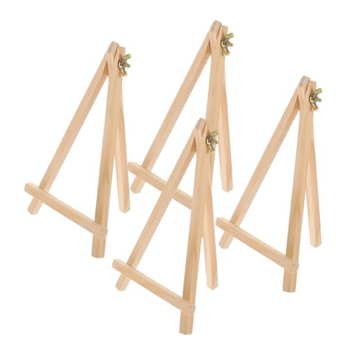 ULTECHNOVO 4 Stück Mini Staffelei aus Holz Teiliges Kompakter Tischaufsteller für Gemälde Fotos Kalender und Präsentationen Leicht Vielseitig Einsetzbar für Künstler Büro und Zuhause ULTECHNOVO 4 Stück Mini Staffelei aus Holz Teiliges Kompakter Tischaufsteller für Gemälde Fotos Kalender und Präsentationen Leicht Vielseitig Einsetzbar für Künstler Büro und Zuhause von ULTECHNOVO