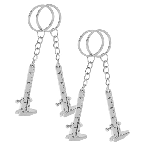 ULTECHNOVO 4 Stück Miniaturisierte Schieblehre Schlüsselanhänger aus Präzises Messwerkzeug für Diy Projekte Tragbar und Vielseitig Einsetzbar für Unterwegs ULTECHNOVO 4 Stück Miniaturisierte Schieblehre Schlüsselanhänger aus Präzises Messwerkzeug für Diy Projekte Tragbar und Vielseitig Einsetzbar für Unterwegs von ULTECHNOVO