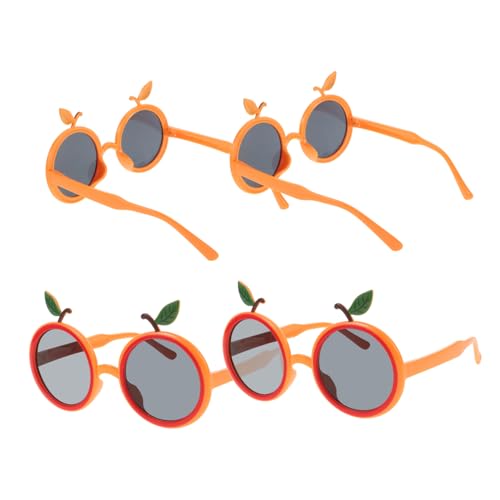 ULTECHNOVO 4 Stück Teiliges Hawaii Party Brillen mit Lustigen Frucht Designs Leicht und als Beach Party Dekoration und Foto Requisiten für Erwachsene von ULTECHNOVO