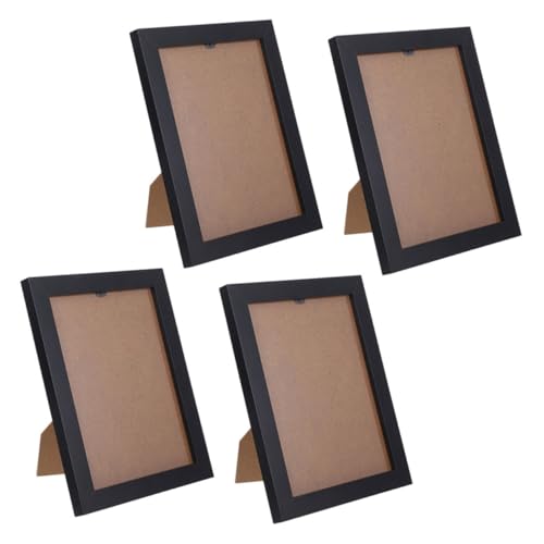 ULTECHNOVO 4 Stück Teiliges Holz Bilderrahmen für Tisch und Wand Eleganter Fotorahmen Schwarz ohne Karton für Stilvolle Wohnräume und Persönliche Erinnerungen ULTECHNOVO 4 Stück Teiliges Holz Bilderrahmen für Tisch und Wand Eleganter Fotorahmen Schwarz ohne Karton für Stilvolle Wohnräume und Persönliche Erinnerungen von ULTECHNOVO