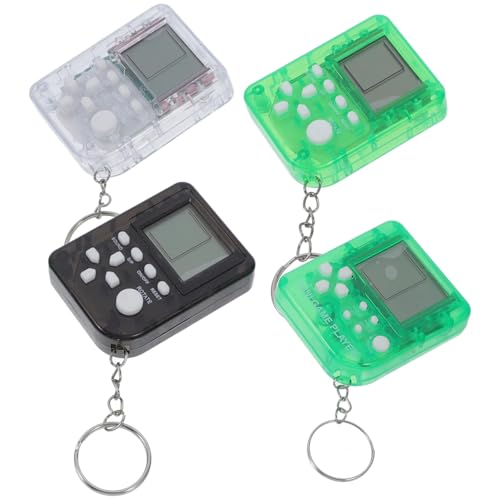 ULTECHNOVO 4 Stück Teiliges Mini Handheld Spielkonsole Schlüsselanhänger mit Ketten Retro Spiele für Dekoration und Spaß Verschiedene Klassische Spiele Leuchtende Effekte Zufällige Farbe ULTECHNOVO 4 Stück Teiliges Mini Handheld Spielkonsole Schlüsselanhänger mit Ketten Retro Spiele für Dekoration und Spaß Verschiedene Klassische Spiele Leuchtende Effekte Zufällige Farbe von ULTECHNOVO