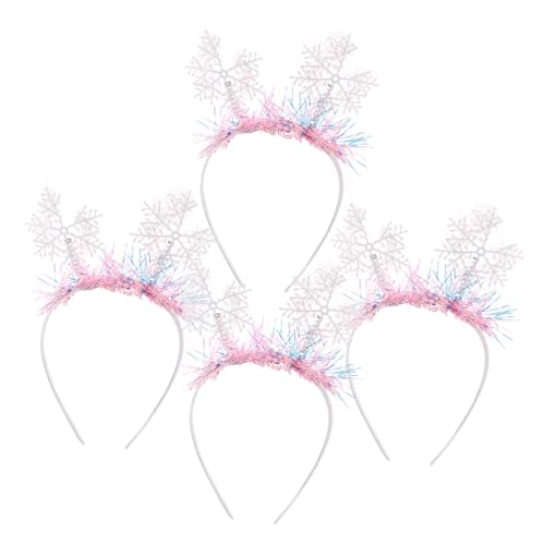ULTECHNOVO 4 Stück Teiliges Schneeflocken Haarreif für Leichtes Bequemes Weihnachts Accessoire mit Festlicher Schneeflocken Dekoration Robust Verarbeitet für Partys und Feiertage ULTECHNOVO 4 Stück Teiliges Schneeflocken Haarreif für Leichtes Bequemes Weihnachts Accessoire mit Festlicher Schneeflocken Dekoration Robust Verarbeitet für Partys und Feiertage von ULTECHNOVO