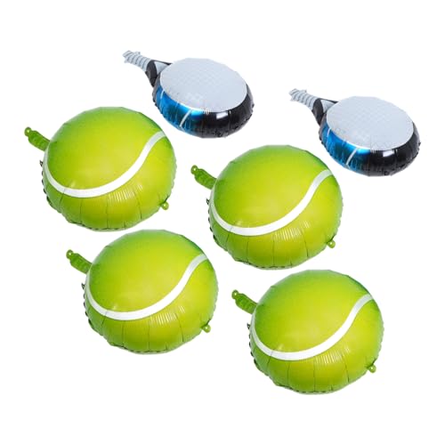 ULTECHNOVO 4 Stück Teiliges Tennis Ballons und Schläger Ballons für Sport Themen Geburtstagsfeiern Wiederverwendbare Folien Dekorationen Einfache Montage für und Außenbereiche ULTECHNOVO 4 Stück Teiliges Tennis Ballons und Schläger Ballons für Sport Themen Geburtstagsfeiern Wiederverwendbare Folien Dekorationen Einfache Montage für und Außenbereiche von ULTECHNOVO