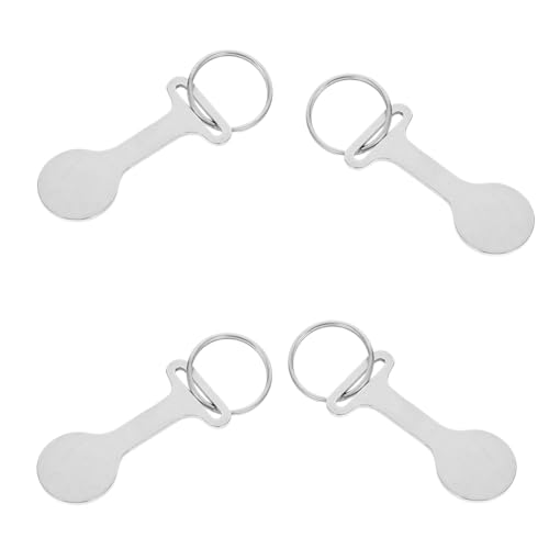 ULTECHNOVO 4 Stück gefälschter Schlüssel schlüsselring schlüsselanhänger einkaufswagen schlüsselanhanger Einkaufswagen-Schlüsselanhänger Münzschlüsselbund einlegen Rostfreier Stahl Silver ULTECHNOVO 4 Stück gefälschter Schlüssel schlüsselring schlüsselanhänger einkaufswagen schlüsselanhanger Einkaufswagen-Schlüsselanhänger Münzschlüsselbund einlegen Rostfreier Stahl Silver von ULTECHNOVO