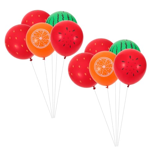 ULTECHNOVO 40 Stück Fruchtballon Obst Party Strand Kokosnuss Sommerballons Aloha-ballons Funkeln Und Bunt Riesig Ananas Rosa Luau-ballons Gold Erwachsene Aha Dekorationen Groß Emulsion von ULTECHNOVO