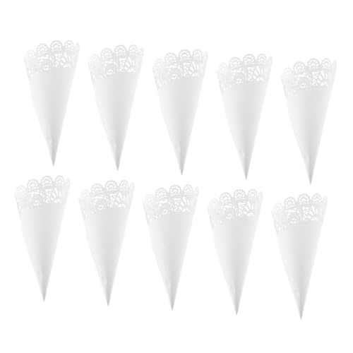 ULTECHNOVO 40 Stück Mit Konfetti Geburtstagsstrauß Verstreut Verlobung Für Halloween Röhren Hochzeit Kleines Buffet Party Blumendekoration Weiße Dekorationen Halter von ULTECHNOVO