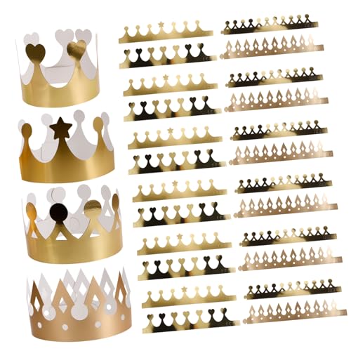 ULTECHNOVO 40 Stück Papierkronen für Geburtstagsfeiern Verstellbare Partyhüte Roségold und Reflektierend Diy Krone für Kindergeburtstage Fotorequisiten und Feierlichkeiten ULTECHNOVO 40 Stück Papierkronen für Geburtstagsfeiern Verstellbare Partyhüte Roségold und Reflektierend Diy Krone für Kindergeburtstage Fotorequisiten und Feierlichkeiten von ULTECHNOVO