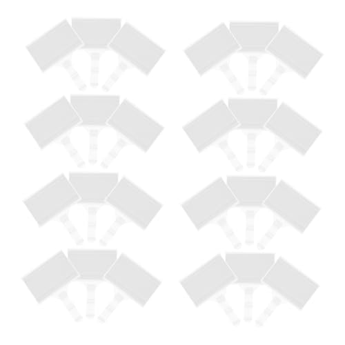 ULTECHNOVO 40 Stück Preisschild Clips für Schilderhalter aus Kunststoff Etikettenhalter für Supermärkte Regaletikettenhalter aus Kunststoff Preisanzeigeclips Racketiketten Clips Plastik Weiß von ULTECHNOVO