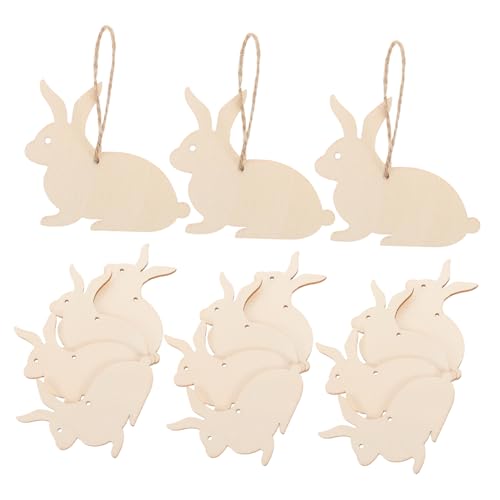 ULTECHNOVO 40stücke Unfertige Hasen Ostern Dekoration Holzschnitt Figuren Für Kreative Bastelarbeiten Frühlingsfeier Und Geburtstag Deko ULTECHNOVO 40stücke Unfertige Hasen Ostern Dekoration Holzschnitt Figuren Für Kreative Bastelarbeiten Frühlingsfeier Und Geburtstag Deko von ULTECHNOVO