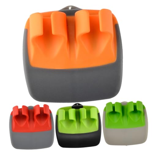 ULTECHNOVO 4Stücke Teiliges Handgemachter Gemüseschäler mit Fingergriff Ergonomische Küchenschäler für Obst und Gemüse für Zuhause und Gastronomie Schwarz Grün Grün von ULTECHNOVO