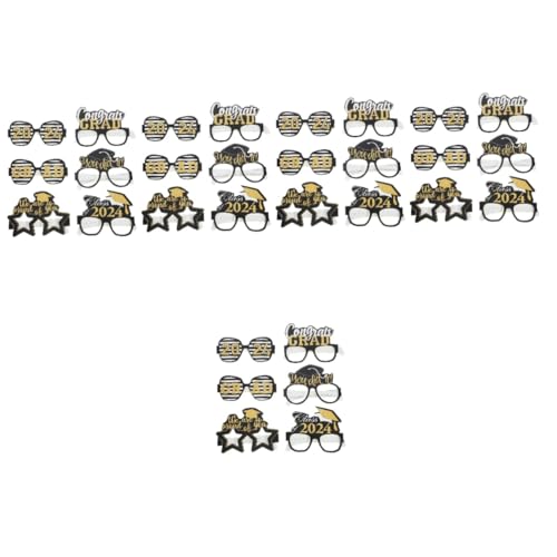 ULTECHNOVO 5 Sätze Brille Für Die Abschlusssaison Grad Partyzubehör Gefälligkeiten Für Abschlussfeiern Cool Party Zubehör Fotozubehör Abschlusspapierbrille Abschlussfeier Zubehör 6 Stück * 5 ULTECHNOVO 5 Sätze Brille Für Die Abschlusssaison Grad Partyzubehör Gefälligkeiten Für Abschlussfeiern Cool Party Zubehör Fotozubehör Abschlusspapierbrille Abschlussfeier Zubehör 6 Stück * 5 von ULTECHNOVO