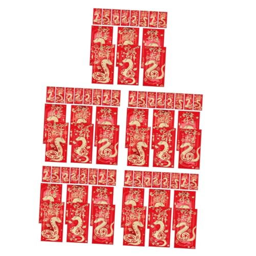 ULTECHNOVO 5 Sätze Roter Umschlag Mit Cartoon-schlange Glückliche Geldumschläge Festliche Umschläge Chinesische Umschläge Für Geld Geldumschläge Für Bargeld Papierrote Umschläge 36 Stück * 5 ULTECHNOVO 5 Sätze Roter Umschlag Mit Cartoon-schlange Glückliche Geldumschläge Festliche Umschläge Chinesische Umschläge Für Geld Geldumschläge Für Bargeld Papierrote Umschläge 36 Stück * 5 von ULTECHNOVO