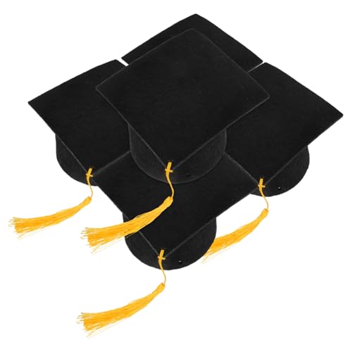 ULTECHNOVO 5 Stück Abschlusshüte Aus Filzstoff Abschlusshüte Abschlussparty Zubehör Kleine Abschlusskappen Topper Schulabschlussparty Kappen Abschluss Mini Partyhüte Abschlusskappen ULTECHNOVO 5 Stück Abschlusshüte Aus Filzstoff Abschlusshüte Abschlussparty Zubehör Kleine Abschlusskappen Topper Schulabschlussparty Kappen Abschluss Mini Partyhüte Abschlusskappen von ULTECHNOVO