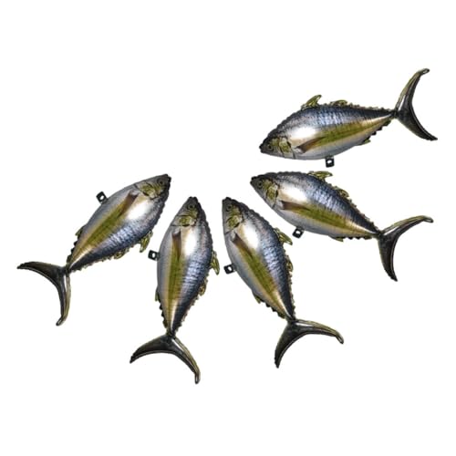 ULTECHNOVO 5 Stück Aufblasbare Thunfisch Ballons Ocean Tier Ballons für Sommer Strandparty Meereslebewesen Themenparty Dekorationen ULTECHNOVO 5 Stück Aufblasbare Thunfisch Ballons Ocean Tier Ballons für Sommer Strandparty Meereslebewesen Themenparty Dekorationen von ULTECHNOVO