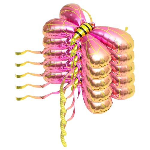ULTECHNOVO 5 Stück Bienenflügel-Aluminiumfolienballon Schüttgut Bausätze für Hi hühner kinderknallzeug toy Geburtstagsfeierdekorationen Fee verkleiden sich Requisiten Rosa ULTECHNOVO 5 Stück Bienenflügel-Aluminiumfolienballon Schüttgut Bausätze für Hi hühner kinderknallzeug toy Geburtstagsfeierdekorationen Fee verkleiden sich Requisiten Rosa von ULTECHNOVO