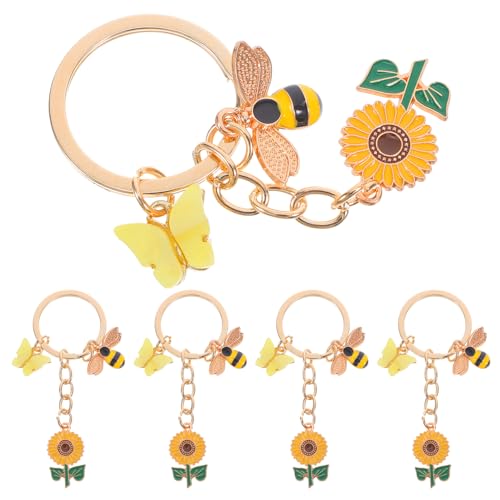 ULTECHNOVO 5 Stück Sonnenblumen Schlüsselanhänger Damentaschenanhänger Bienen Rucksackanhänger Inspirierender Schlüsselanhänger Mit Bienenmotiv Zubehör Kleine Blumen Emaille Anhänger ULTECHNOVO 5 Stück Sonnenblumen Schlüsselanhänger Damentaschenanhänger Bienen Rucksackanhänger Inspirierender Schlüsselanhänger Mit Bienenmotiv Zubehör Kleine Blumen Emaille Anhänger von ULTECHNOVO