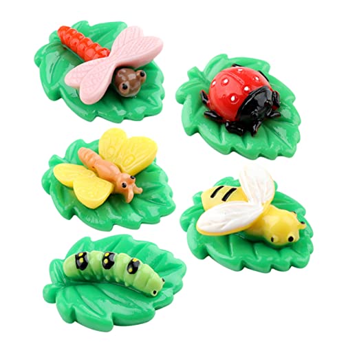 ULTECHNOVO 5 Stück Teiliges Mini Resin Insekten Charm Dekorative Tierfiguren für Handyhüllen Scrapbooking DIY Projekte Libelle Schmetterling Marienkäfer und Biene ULTECHNOVO 5 Stück Teiliges Mini Resin Insekten Charm Dekorative Tierfiguren für Handyhüllen Scrapbooking DIY Projekte Libelle Schmetterling Marienkäfer und Biene von ULTECHNOVO