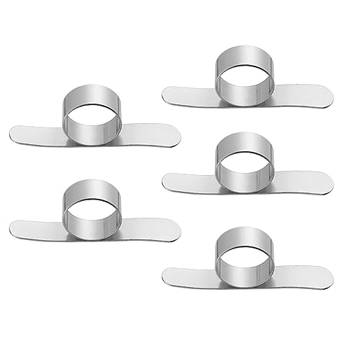 ULTECHNOVO 5 Stück Teiliges Ringförmiger Zitrusschäler und Obstöffner Effizienter Orangenschneider für Schälen von Zitrusfrüchten Wie Orange und Zitrone Silber ULTECHNOVO 5 Stück Teiliges Ringförmiger Zitrusschäler und Obstöffner Effizienter Orangenschneider für Schälen von Zitrusfrüchten Wie Orange und Zitrone Silber von ULTECHNOVO