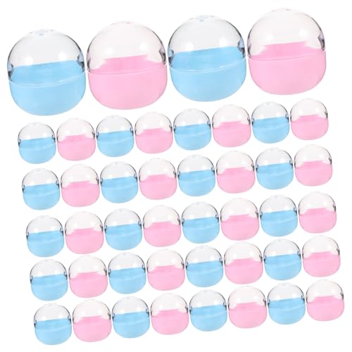 ULTECHNOVO 50 Stück Bunte Kunststoff Kapseln Leere Befüllbare Spielzeugbälle für Kaugummiautomaten Candy Storage Display Vielseitige Twisting Balls für Party und Basteln ULTECHNOVO 50 Stück Bunte Kunststoff Kapseln Leere Befüllbare Spielzeugbälle für Kaugummiautomaten Candy Storage Display Vielseitige Twisting Balls für Party und Basteln von ULTECHNOVO