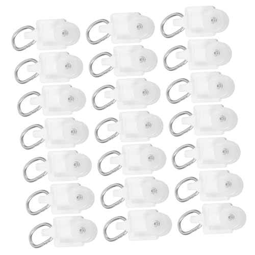 ULTECHNOVO 50 Stück Gardinenlaufrollen Flexible Vorhangschienen mit Haken für U Förmige Schienen Weiße Kunststoff für Einfache Installation und Stabilen Halt ULTECHNOVO 50 Stück Gardinenlaufrollen Flexible Vorhangschienen mit Haken für U Förmige Schienen Weiße Kunststoff für Einfache Installation und Stabilen Halt von ULTECHNOVO