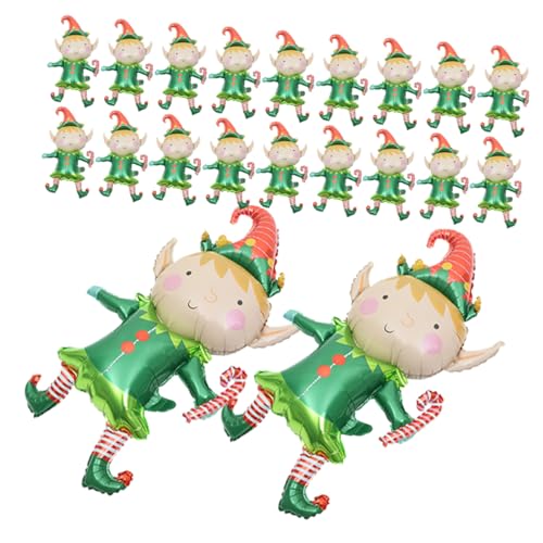 ULTECHNOVO 50 Stück Weihnachtsparty Folienballons Clown Grün Aluminiumfolie Luftballons Dekoration für Zuhause Garten Büro Zubehör ULTECHNOVO 50 Stück Weihnachtsparty Folienballons Clown Grün Aluminiumfolie Luftballons Dekoration für Zuhause Garten Büro Zubehör von ULTECHNOVO