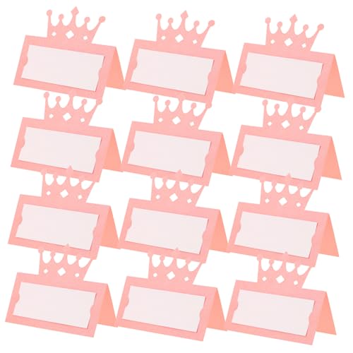 ULTECHNOVO 50 Stücke Crown Hochzeit Tisch Zelt Karten Name Karten Für Geburtstag Parteien Hochzeit Party Tisch Zelt Karte Für Bankette Und Tisch Einstellungen von ULTECHNOVO