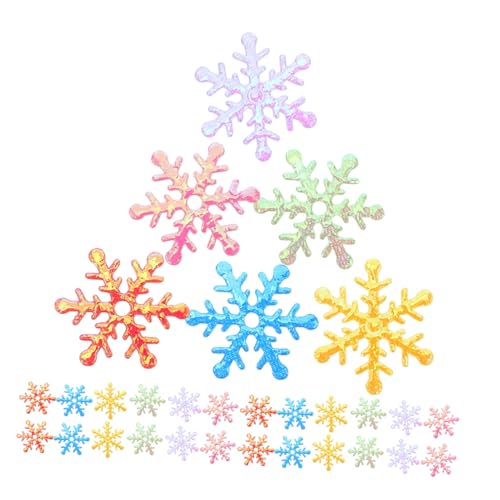 ULTECHNOVO 5000 Stück Teiliges Schneeflocken Konfetti Kleine Irisierende Winterdekorationen für Weihnachten Party und Hochzeit Mini Schneeflocken Streudeko für Festliche Tischgestaltung von ULTECHNOVO