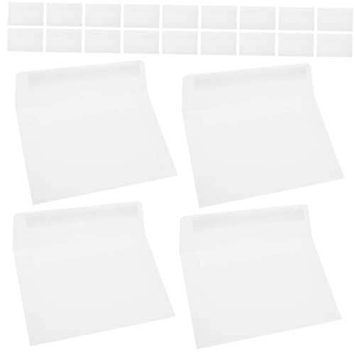 ULTECHNOVO 50Stücke Blanko Hochzeitsumschläge Selbstklebend Weiße Umschläge für Einladungskarten DIY Projekte Aufbewahrung von Karten Design für Besondere ULTECHNOVO 50Stücke Blanko Hochzeitsumschläge Selbstklebend Weiße Umschläge für Einladungskarten DIY Projekte Aufbewahrung von Karten Design für Besondere von ULTECHNOVO