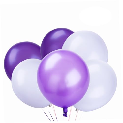 ULTECHNOVO 50Stücke Herz Latexballons Weiß und Dunkellila Kreative Partydekoration für Hochzeiten Geburtstagsfeiern Babypartys und Besondere Anlässe ULTECHNOVO 50Stücke Herz Latexballons Weiß und Dunkellila Kreative Partydekoration für Hochzeiten Geburtstagsfeiern Babypartys und Besondere Anlässe von ULTECHNOVO
