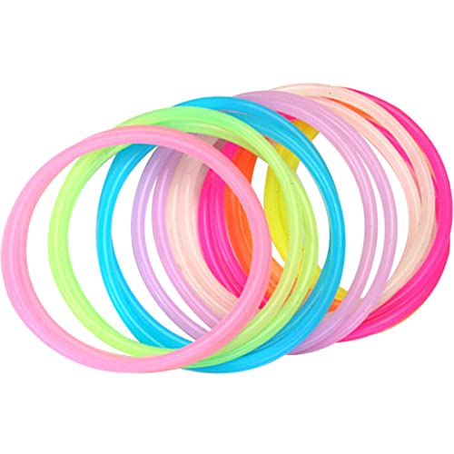 ULTECHNOVO 50Stücke Neon Silikon Jelly Armbänder Leuchtende Handgelenksarmbänder Haargummis Für Damen Für Partys Konzerte Und Festivals Bequem ULTECHNOVO 50Stücke Neon Silikon Jelly Armbänder Leuchtende Handgelenksarmbänder Haargummis Für Damen Für Partys Konzerte Und Festivals Bequem von ULTECHNOVO