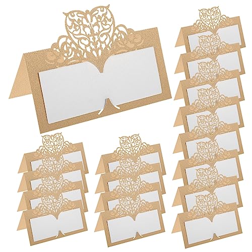 ULTECHNOVO 50Stücke Tischkarten aus Papier Vintage Platzkarten für Hochzeiten Geburtstagsfeiern und Festliche Anlässe Tischdekoration ULTECHNOVO 50Stücke Tischkarten aus Papier Vintage Platzkarten für Hochzeiten Geburtstagsfeiern und Festliche Anlässe Tischdekoration von ULTECHNOVO