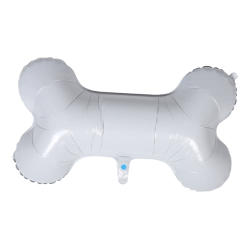 ULTECHNOVO 5Pc Knochen Ballon Prop Nette Geburtstag Form Decor Thema Party Weiß Aluminium Folie von ULTECHNOVO