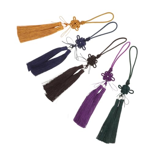 ULTECHNOVO 5Stücke Chinesische Knotenquaste für DIY Zubehör für Kung Fu Kampfkunst Langlebig für Schlüssel Taschen ULTECHNOVO 5Stücke Chinesische Knotenquaste für DIY Zubehör für Kung Fu Kampfkunst Langlebig für Schlüssel Taschen von ULTECHNOVO