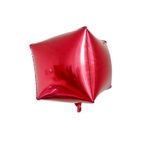 ULTECHNOVO 5Stücke Quadratische Aluminiumfolie Ballons Roségold Partybedarf für Geburtstagsfeiern und Festivals für Dekorationen und Fotokulissen von ULTECHNOVO
