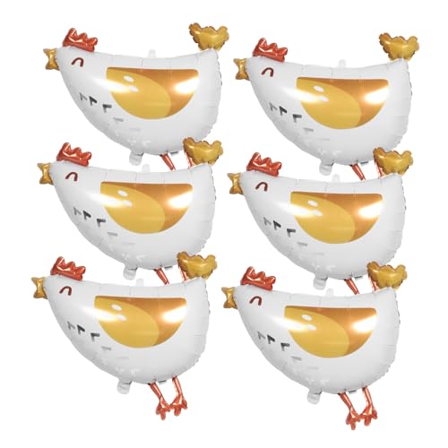 ULTECHNOVO 6 Stück Aluminiumfolie Ballons für Farm Themen Partys Geburtstagsfeiern und Babypartys Dekoration für Hühner und Bauernhofthema ULTECHNOVO 6 Stück Aluminiumfolie Ballons für Farm Themen Partys Geburtstagsfeiern und Babypartys Dekoration für Hühner und Bauernhofthema von ULTECHNOVO