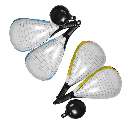 ULTECHNOVO 6 Stück Aufblasbare Tennis Racket Ballons für Sport Mottoparty Dekorationen Vielseitig Einsetzbar für Geburtstagsfeiern und Andere Feierlichkeiten ULTECHNOVO 6 Stück Aufblasbare Tennis Racket Ballons für Sport Mottoparty Dekorationen Vielseitig Einsetzbar für Geburtstagsfeiern und Andere Feierlichkeiten von ULTECHNOVO