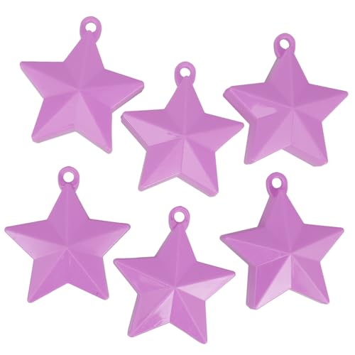 ULTECHNOVO 6 Stück Ballonanhänger Stern spitz Dekorationen Gewichte für Luftballons Ballongewichte Ballonankergewichte Gewichte für das Haustier Lavendel ULTECHNOVO 6 Stück Ballonanhänger Stern spitz Dekorationen Gewichte für Luftballons Ballongewichte Ballonankergewichte Gewichte für das Haustier Lavendel von ULTECHNOVO