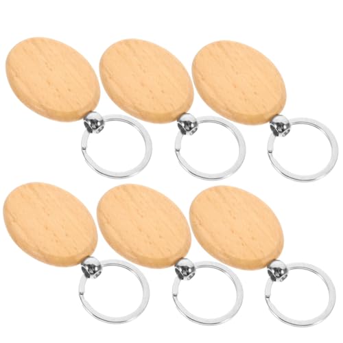 ULTECHNOVO 6 Stück Buchenholz Schlüsselanhänger Blanko zum Selbstgestalten DIY Gravur Malerei Holzanhänger für Bastelprojekte Langlebige Schlüsselringe Vielseitig für und Dekoration ULTECHNOVO 6 Stück Buchenholz Schlüsselanhänger Blanko zum Selbstgestalten DIY Gravur Malerei Holzanhänger für Bastelprojekte Langlebige Schlüsselringe Vielseitig für und Dekoration von ULTECHNOVO