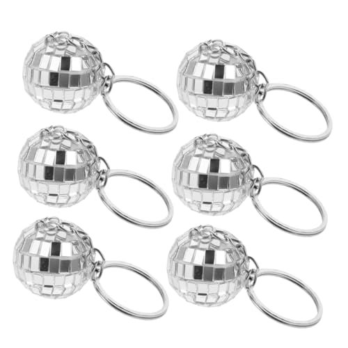 ULTECHNOVO 6 Stück Disco Schlüsselanhänger Spiegelkugel Schlüsselanhänger Partygeschenke Discokugel Wachswärmer Discokugel Autozubehör Mini Diskokugel Spiegelkugel ULTECHNOVO 6 Stück Disco Schlüsselanhänger Spiegelkugel Schlüsselanhänger Partygeschenke Discokugel Wachswärmer Discokugel Autozubehör Mini Diskokugel Spiegelkugel von ULTECHNOVO