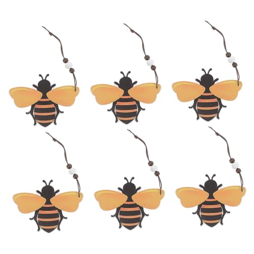 ULTECHNOVO 6 Stück Holz Bienenformen Rustikale Holzscheiben für Kreative Dekoration im Landhausstil für Wohnzimmer Büro und Diy Projekte ULTECHNOVO 6 Stück Holz Bienenformen Rustikale Holzscheiben für Kreative Dekoration im Landhausstil für Wohnzimmer Büro und Diy Projekte von ULTECHNOVO