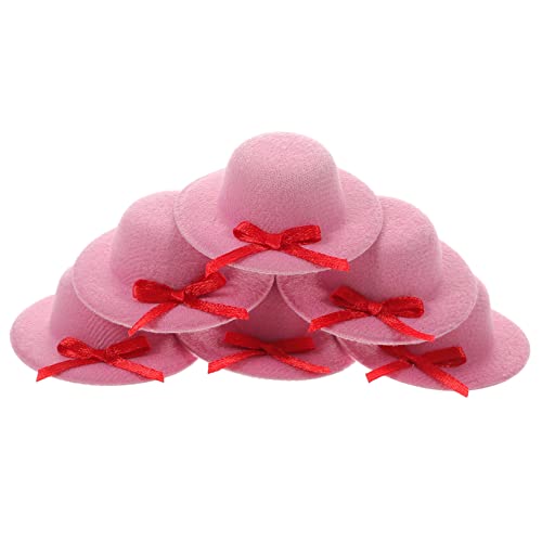 ULTECHNOVO 6 Stück Miniatur Hüte Dekorative Puppenhüte für Weinflaschen Blumensträuße für Bastelprojekte Fotografie Rosa Farbvarianten für Partys Festlichkeiten ULTECHNOVO 6 Stück Miniatur Hüte Dekorative Puppenhüte für Weinflaschen Blumensträuße für Bastelprojekte Fotografie Rosa Farbvarianten für Partys Festlichkeiten von ULTECHNOVO