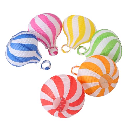 ULTECHNOVO 6 Stück Papier laternen dekoration Heißluftballonlaternen hängende Klassenzimmerdekoration Laternen aus Papierballons Ballon Heißluftballons Heißluftballon- zum Aufhängen ULTECHNOVO 6 Stück Papier laternen dekoration Heißluftballonlaternen hängende Klassenzimmerdekoration Laternen aus Papierballons Ballon Heißluftballons Heißluftballon- zum Aufhängen von ULTECHNOVO