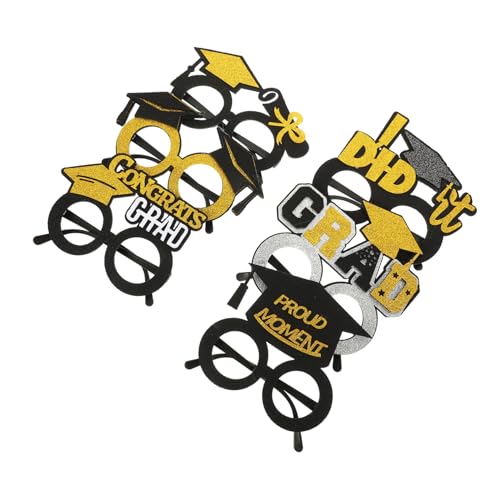 ULTECHNOVO 6 Stück Photo Gläsebrahmen Abschluss Gläser Trendy Party Grad bilderrahmen faschingsbrille Dekorationen für Fotografie-Requisiten Requisitenzubehör zum Fotografieren Plastik ULTECHNOVO 6 Stück Photo Gläsebrahmen Abschluss Gläser Trendy Party Grad bilderrahmen faschingsbrille Dekorationen für Fotografie-Requisiten Requisitenzubehör zum Fotografieren Plastik von ULTECHNOVO