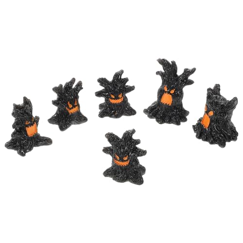 ULTECHNOVO 6 Stück Resin Deko für DIY Bastelprojekte Spooky Tischdekoration und Festliche Mikrolandschaften für Halloween Partys ULTECHNOVO 6 Stück Resin Deko für DIY Bastelprojekte Spooky Tischdekoration und Festliche Mikrolandschaften für Halloween Partys von ULTECHNOVO