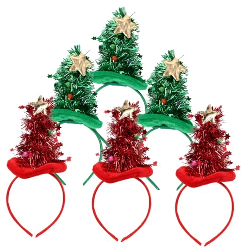 ULTECHNOVO 6 Stück Weihnachtsbaum Haarreifen aus Goldsamtenem mit Funkelnden Sternen und Kugeln Dekoratives Xmas Party Stirnband für Erwachsene Festliche Haarschmuck Weihnachtsdeko ULTECHNOVO 6 Stück Weihnachtsbaum Haarreifen aus Goldsamtenem mit Funkelnden Sternen und Kugeln Dekoratives Xmas Party Stirnband für Erwachsene Festliche Haarschmuck Weihnachtsdeko von ULTECHNOVO