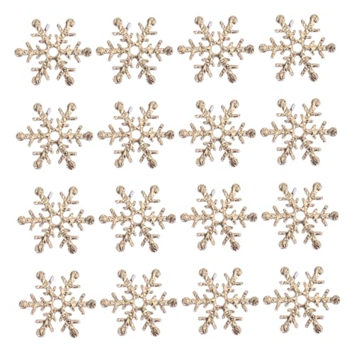 ULTECHNOVO 600 Stk. Teiliges Goldene Schneeflocken-konfetti Dekoratives Partyzubehör für Weihnachtsfeiern Festliche Tischdekoration Glänzende Streudeko für Familien Banquet-events von ULTECHNOVO