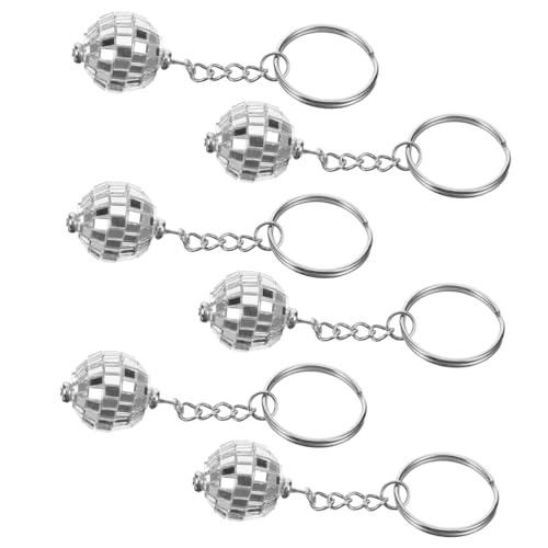 ULTECHNOVO 6Stücke Disco Kugel Schlüsselanhänger Jahre Retro Schlüsselbund Anhänger Exquisites für Partygeschenke Schlüsselanhänger mit Taschen ULTECHNOVO 6Stücke Disco Kugel Schlüsselanhänger Jahre Retro Schlüsselbund Anhänger Exquisites für Partygeschenke Schlüsselanhänger mit Taschen von ULTECHNOVO