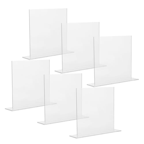 ULTECHNOVO 6Stücke Tischkarten Hochzeitssschilder Blanko Design für Kreative DIY Dekoration Robust und Modern für Hochzeiten und Veranstaltungen von ULTECHNOVO