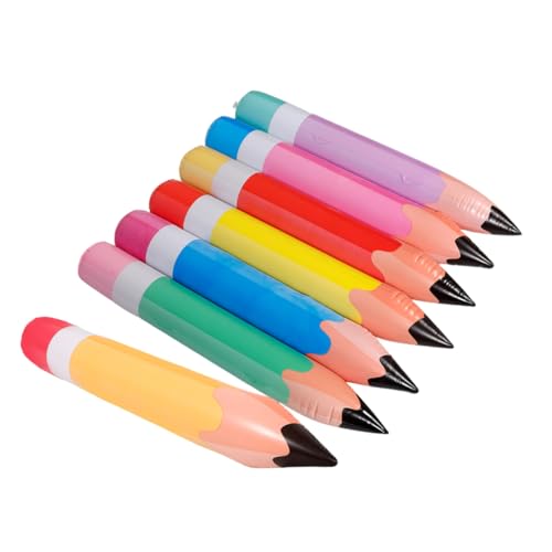 ULTECHNOVO 7 Stück Aufblasbare Bleistifte PVC Dekoration für Schulanfang Klassenzimmer Accessoire Farben Leicht und Aufzuhängen für Partys und Feiern ULTECHNOVO 7 Stück Aufblasbare Bleistifte PVC Dekoration für Schulanfang Klassenzimmer Accessoire Farben Leicht und Aufzuhängen für Partys und Feiern von ULTECHNOVO