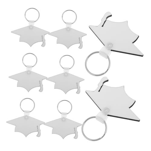 ULTECHNOVO 8 Stück Abschlusskappen Schlüsselanhänger Abschluss Mittelstücke Sublimationskappen Abschlusskappen Dekorationen Abschlusskappen Gedenkfoto Charms Abschluss Charm Weißes ULTECHNOVO 8 Stück Abschlusskappen Schlüsselanhänger Abschluss Mittelstücke Sublimationskappen Abschlusskappen Dekorationen Abschlusskappen Gedenkfoto Charms Abschluss Charm Weißes von ULTECHNOVO